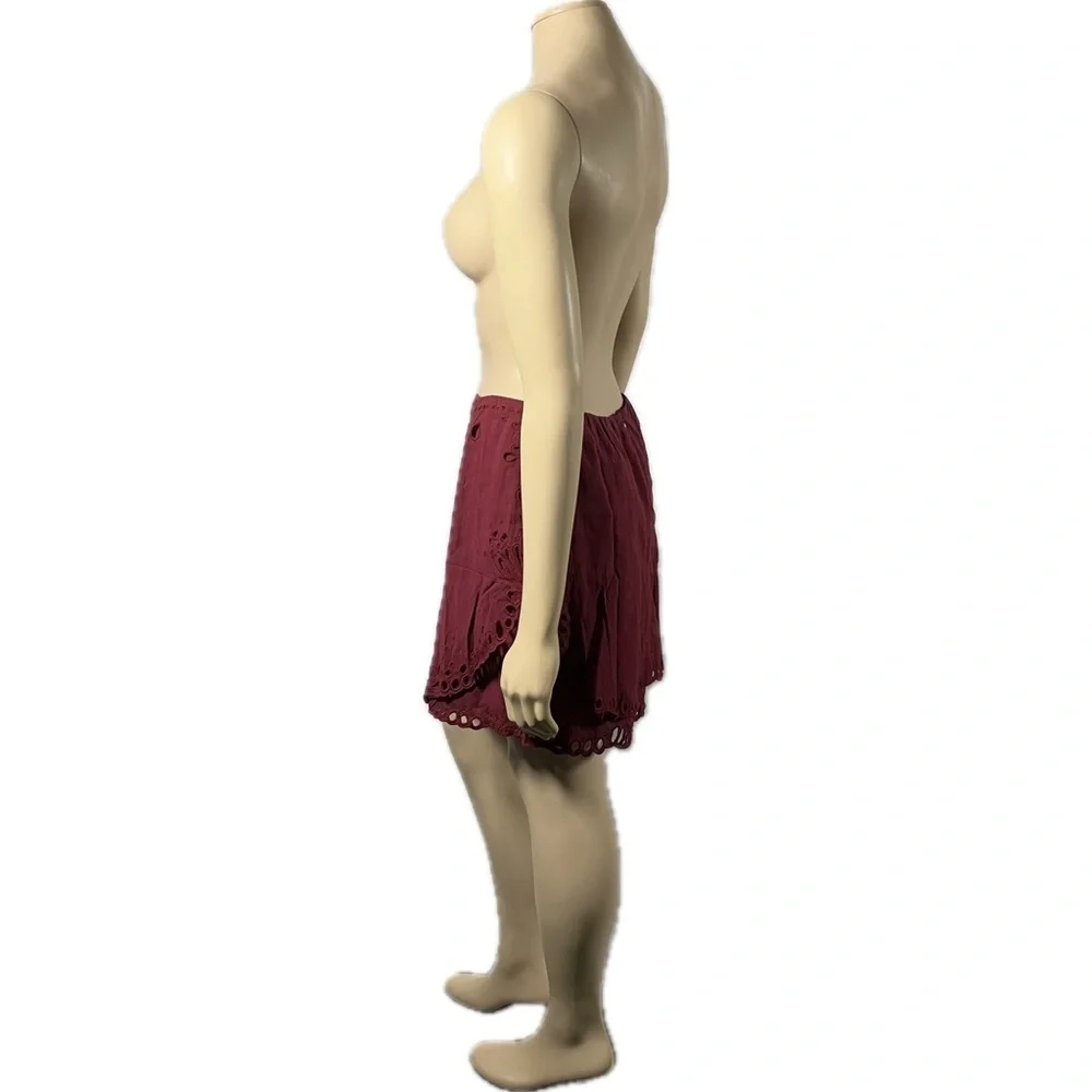 NWT IRO Paris Carina Eyelet Mini Skirt - Picture 5 of 11
